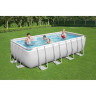 Каркасный бассейн BESTWAY POWER STEEL 488х244х122см, 11532л + фильтр-насос 3028 л/ч, тент, лестница 56670 BW